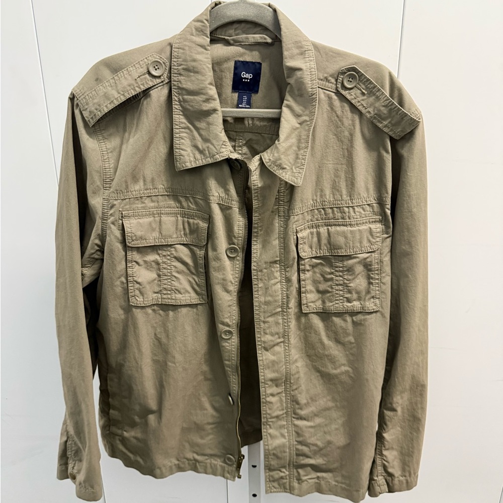 GAP Men's Khaki Military Jacket